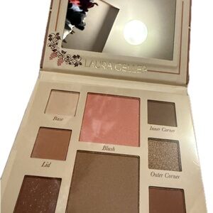 Laura Geller Blush and Shadow Palette with Gold, Taupe and Brown Shades NWOT